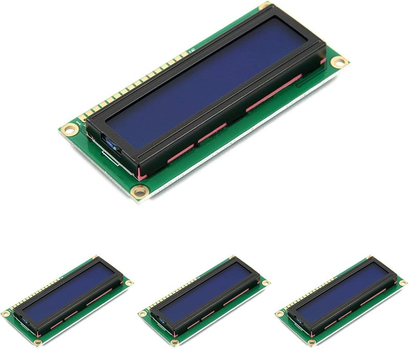 hiBCTR 4 - Pieces New HD44780 1602 LCD Display Modules, DC 5V, 16x2 Character, with Blue Backlight - Image 1